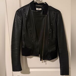 Versace leather jacket